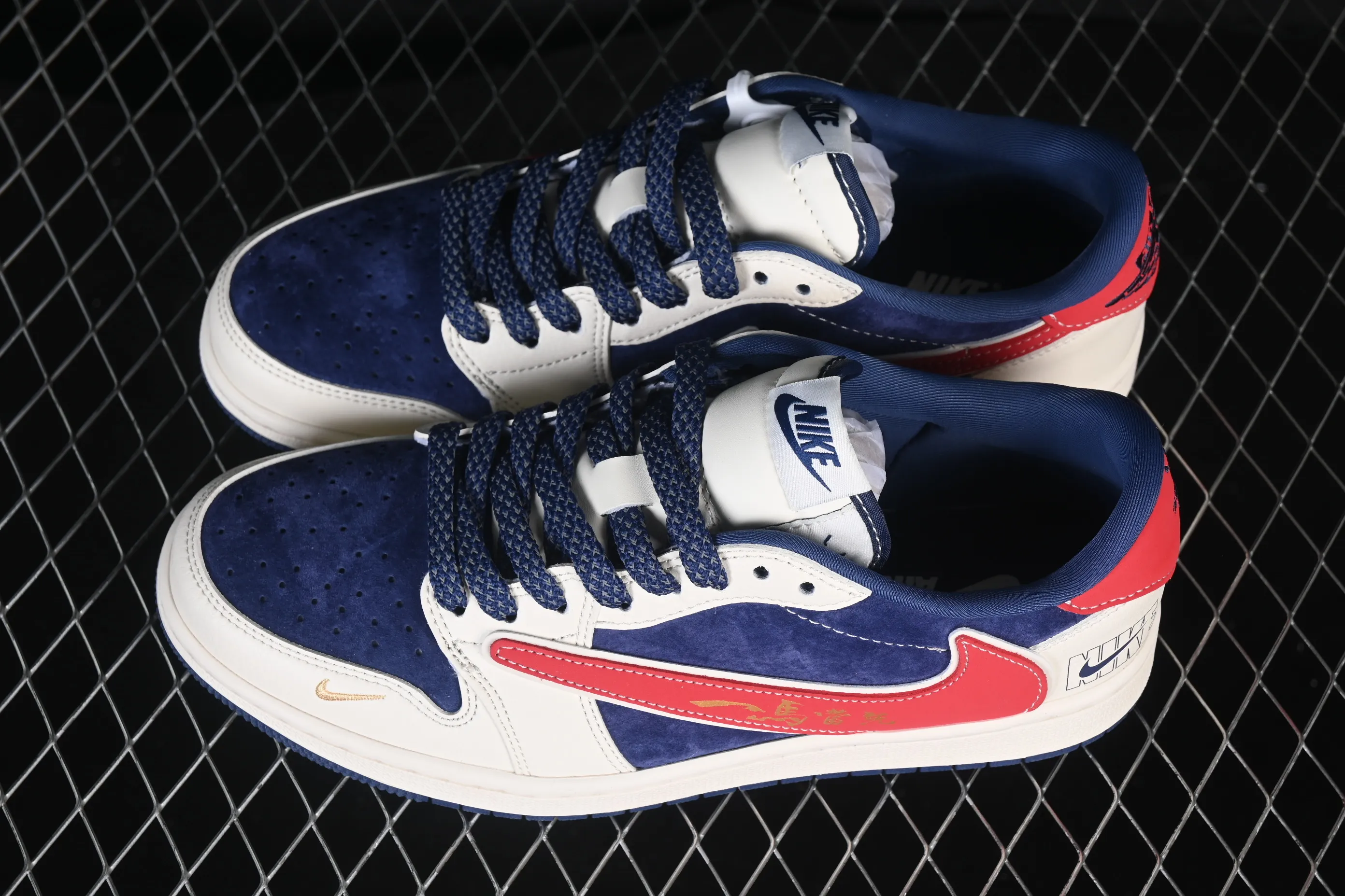All categories Air Jordan Jordan series basketball shoes Air Jordan 1 Low High-end customized low-top sneakers Air Jordan 1 Low AJ1 Joe 1 Year of the Horse limited edition Leading the way High-end customized low-top retro basketball shoes JP2026-162